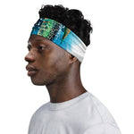 Sea Turtle Painting Print Sports Headband