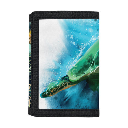 Sea Turtle Painting Print Trifold Wallet