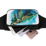 Sea Turtle Painting Print Waist Bag