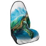 Sea Turtle Painting Print Waterproof Car Seat Cover