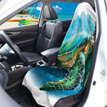 Sea Turtle Painting Print Waterproof Car Seat Cover