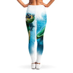 Sea Turtle Painting Print Women's Leggings