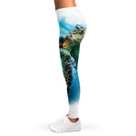 Sea Turtle Painting Print Women's Leggings