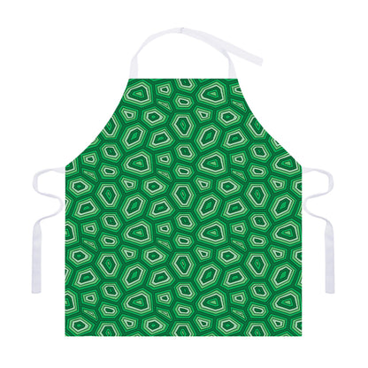 Sea Turtle Shell Pattern Print Adjustable Apron