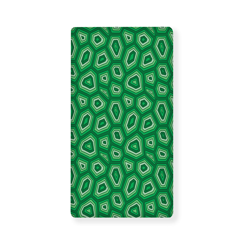 Sea Turtle Shell Pattern Print Baby Crib Sheet