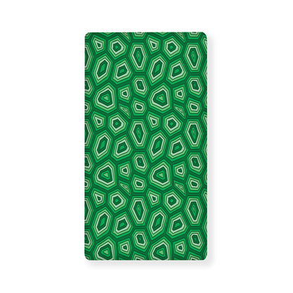 Sea Turtle Shell Pattern Print Baby Crib Sheet