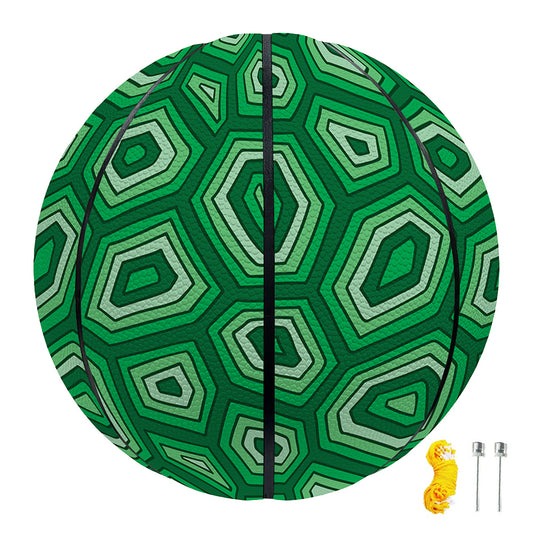 Sea Turtle Shell Pattern Print Basketball