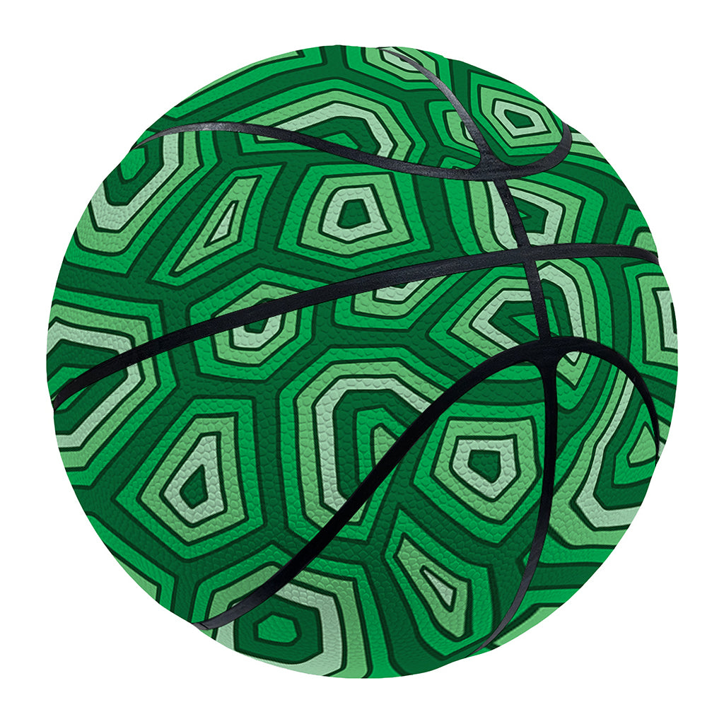 Sea Turtle Shell Pattern Print Basketball