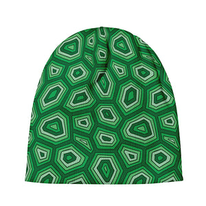 Sea Turtle Shell Pattern Print Beanie