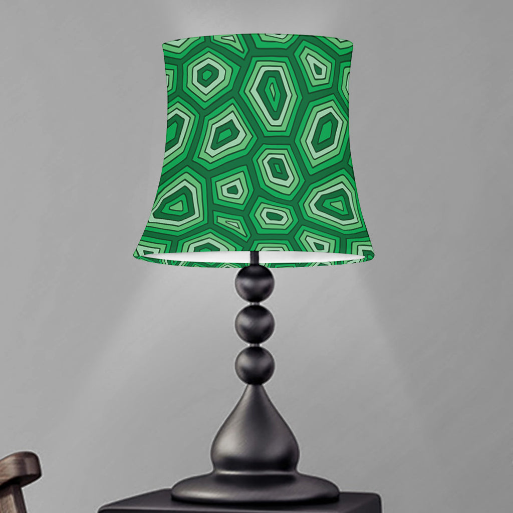 Sea Turtle Shell Pattern Print Bell Lamp Shade