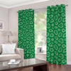 Sea Turtle Shell Pattern Print Blackout Grommet Curtains