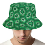 Sea Turtle Shell Pattern Print Bucket Hat