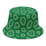 Sea Turtle Shell Pattern Print Bucket Hat