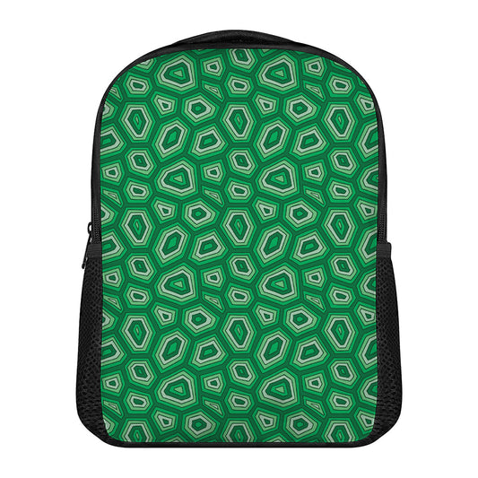 Sea Turtle Shell Pattern Print Casual Backpack