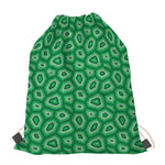 Sea Turtle Shell Pattern Print Drawstring Bag