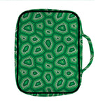 Sea Turtle Shell Pattern Print Front Pocket Bible Bag