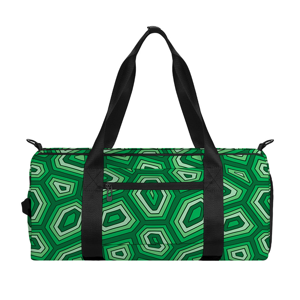 Sea Turtle Shell Pattern Print Gym Bag