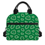 Sea Turtle Shell Pattern Print Insulated Lunch Bag
