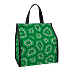 Sea Turtle Shell Pattern Print Insulated Lunch Tote