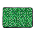 Sea Turtle Shell Pattern Print Kitchen Mat