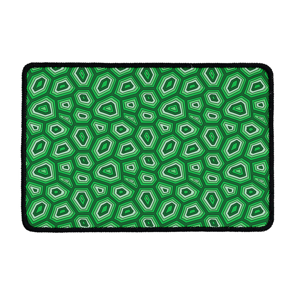 Sea Turtle Shell Pattern Print Kitchen Mat