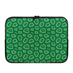 Sea Turtle Shell Pattern Print Laptop Sleeve