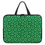 Sea Turtle Shell Pattern Print Laptop Sleeve With Handle