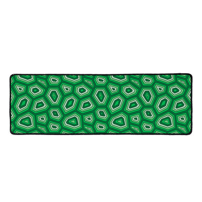 Sea Turtle Shell Pattern Print Long Kitchen Mat