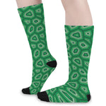 Sea Turtle Shell Pattern Print Long Socks