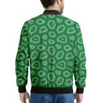 Sea Turtle Shell Pattern Print Men's Bomber Jacket