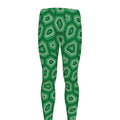 Sea Turtle Shell Pattern Print Men's Leggings