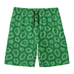 Sea Turtle Shell Pattern Print Men's Swim Trunks