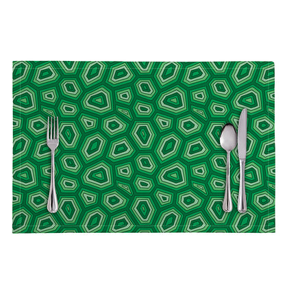 Sea Turtle Shell Pattern Print Placemat