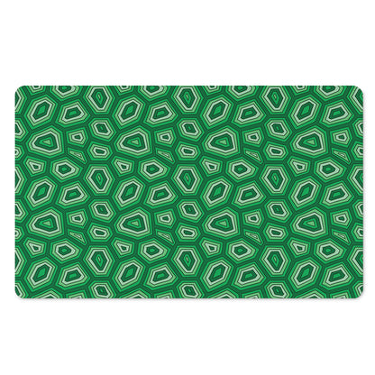 Sea Turtle Shell Pattern Print Polyester Doormat