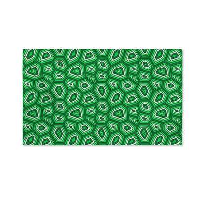 Sea Turtle Shell Pattern Print Polyester Flag