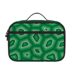 Sea Turtle Shell Pattern Print Portable Lunch Bag