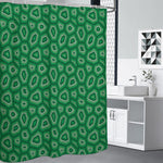 Sea Turtle Shell Pattern Print Premium Shower Curtain