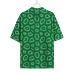 Sea Turtle Shell Pattern Print Rayon Hawaiian Shirt