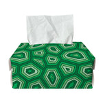Sea Turtle Shell Pattern Print Rectangle Tissue Box Cover