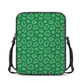 Sea Turtle Shell Pattern Print Rectangular Crossbody Bag