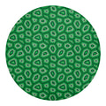 Sea Turtle Shell Pattern Print Round Blanket