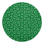 Sea Turtle Shell Pattern Print Round Blanket