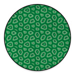 Sea Turtle Shell Pattern Print Round Floor Mat