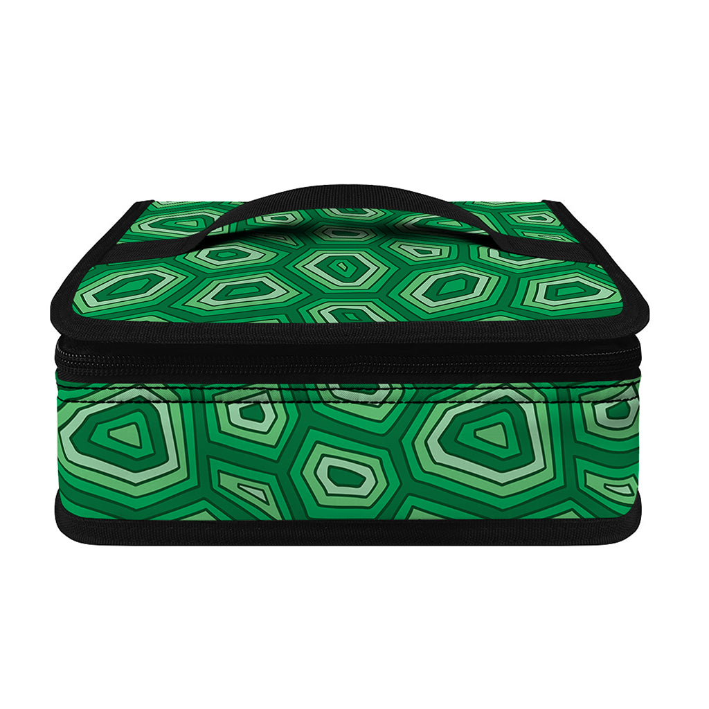 Sea Turtle Shell Pattern Print Small Lunch Bag