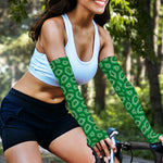 Sea Turtle Shell Pattern Print Sun Protection Arm Sleeves