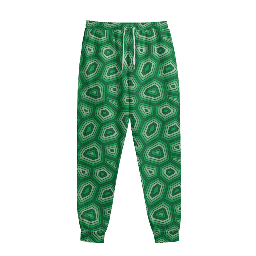 Sea Turtle Shell Pattern Print Sweatpants
