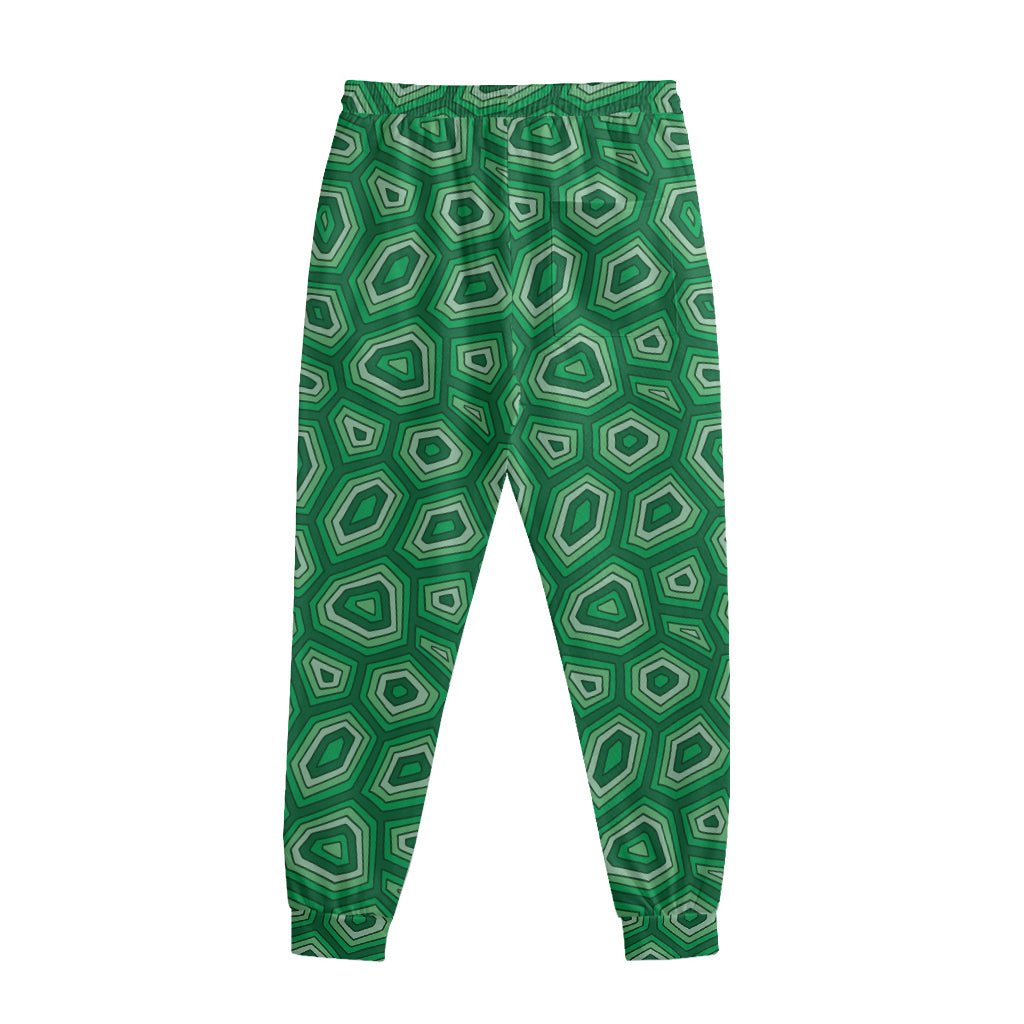 Sea Turtle Shell Pattern Print Sweatpants