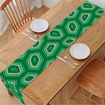 Sea Turtle Shell Pattern Print Table Runner