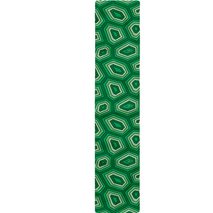 Sea Turtle Shell Pattern Print Table Runner