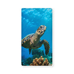 Sea Turtle Underwater Print Baby Crib Sheet